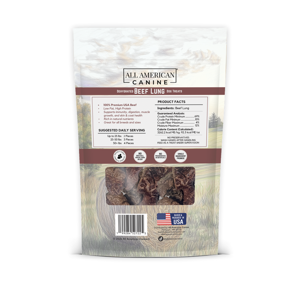 Dehydrated Beef Lung