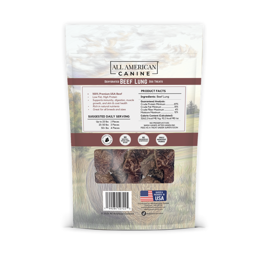 Dehydrated Beef Lung