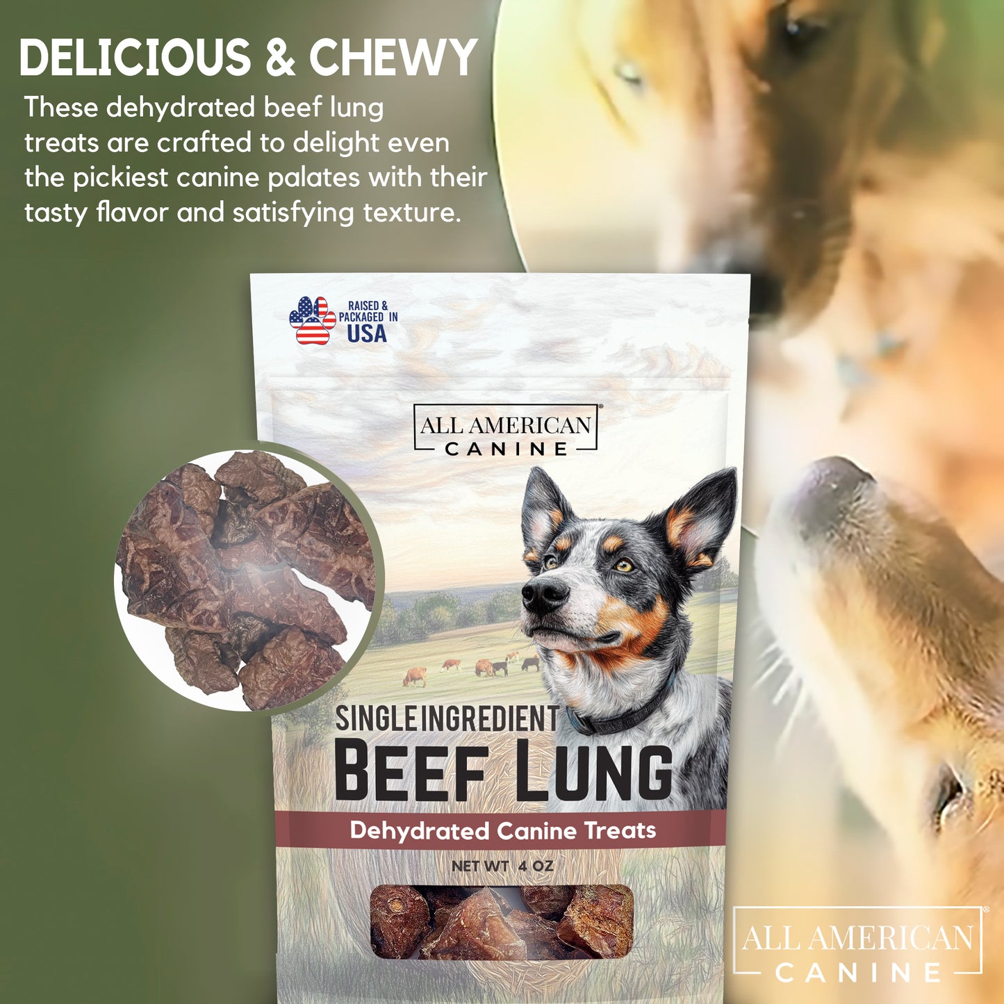 Dehydrated Beef Lung