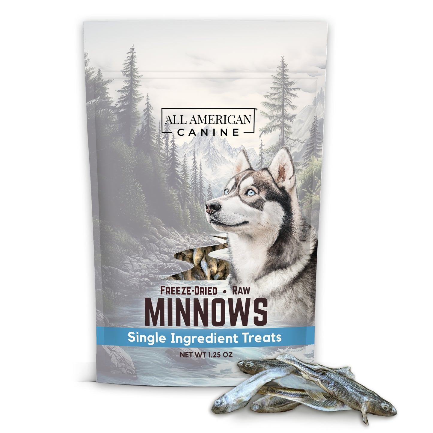 Freeze Dried Minnows 1.25 oz.