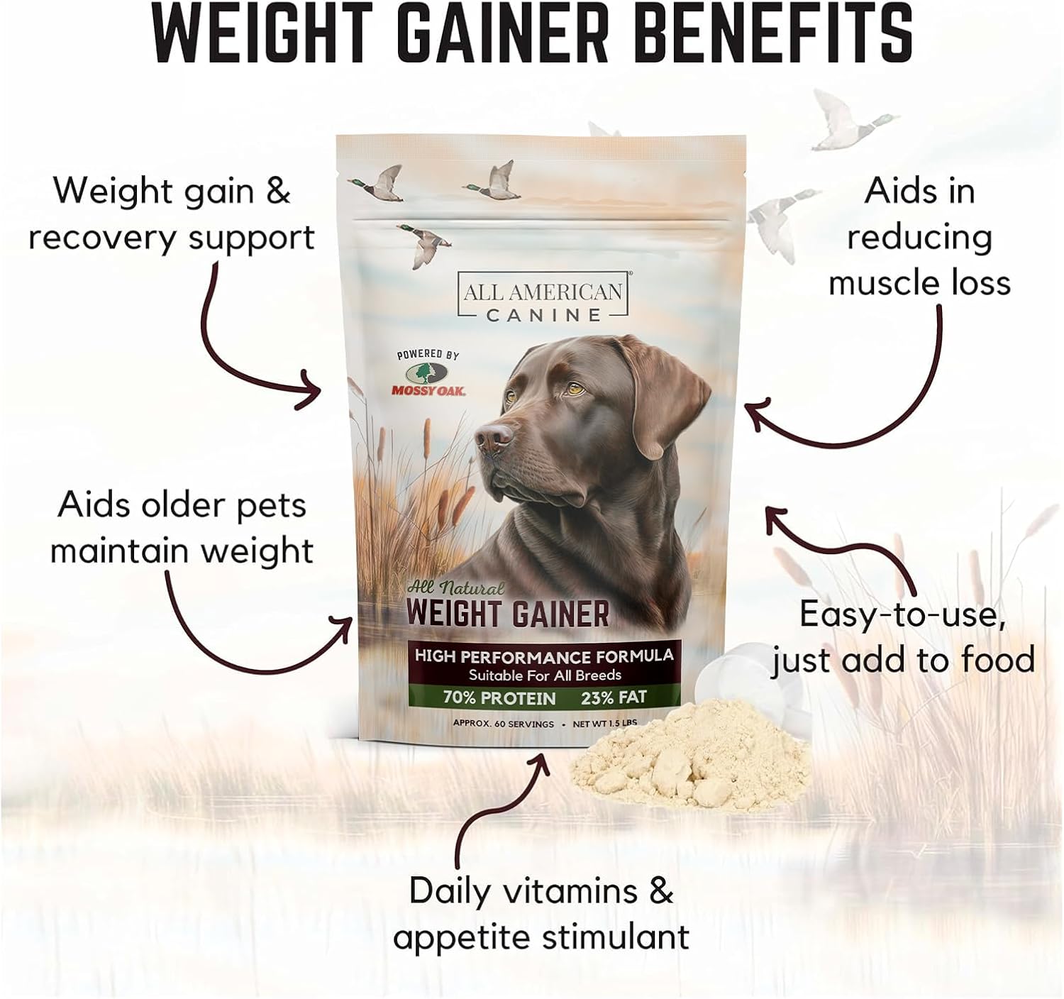 Natural weight gainer for dogs best sale